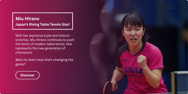 Miu Hirano Miu Hirano, the Japanes Table tennis player
