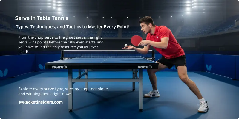 Serve in Table Tennis: Types, Techniques, and Tactics to Master Every Point. Learn chop serve, ghost serve, and winning tactics. RacketInsiders.com