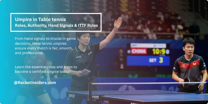 Umpire in table tennis officiating a competitive match, focused on scoring and rule enforcement.