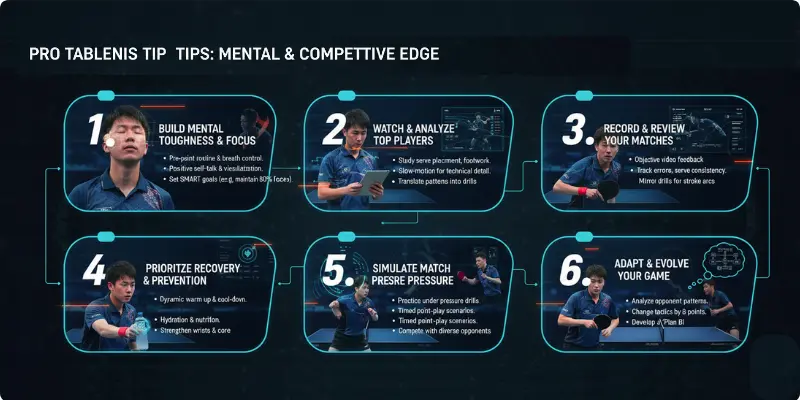 Pro Table Tennis Tips Pro table tennis tips showing mental focus, match analysis, and competitive preparation techniques