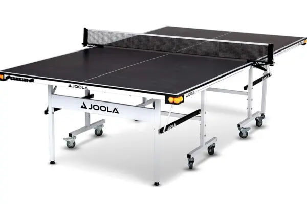 JOOLA Rally TL Professional table tennis table – available in 15mm or 18mm MDF, USATT approved, priced $400–$700, offering the best value as a step up from budget tables without competition-level pricing