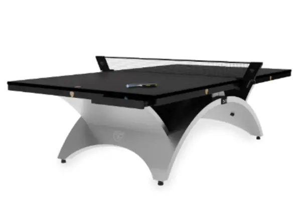 Killerspin Revolution SVR table tennis table – premium 25mm MDF top, priced at $3,899, featuring a design-forward aesthetic ideal for high-end home game rooms with finish options that vary by model