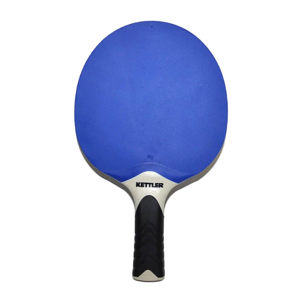 Kettler HALO outdoor table tennis accessory set with 2 paddles and balls for recreational play.