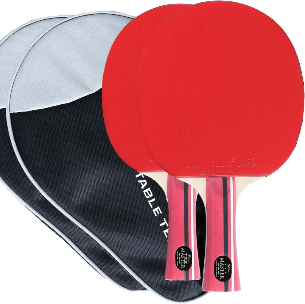 Palio Master 3.0 table tennis racket for intermediate spin and technique building.